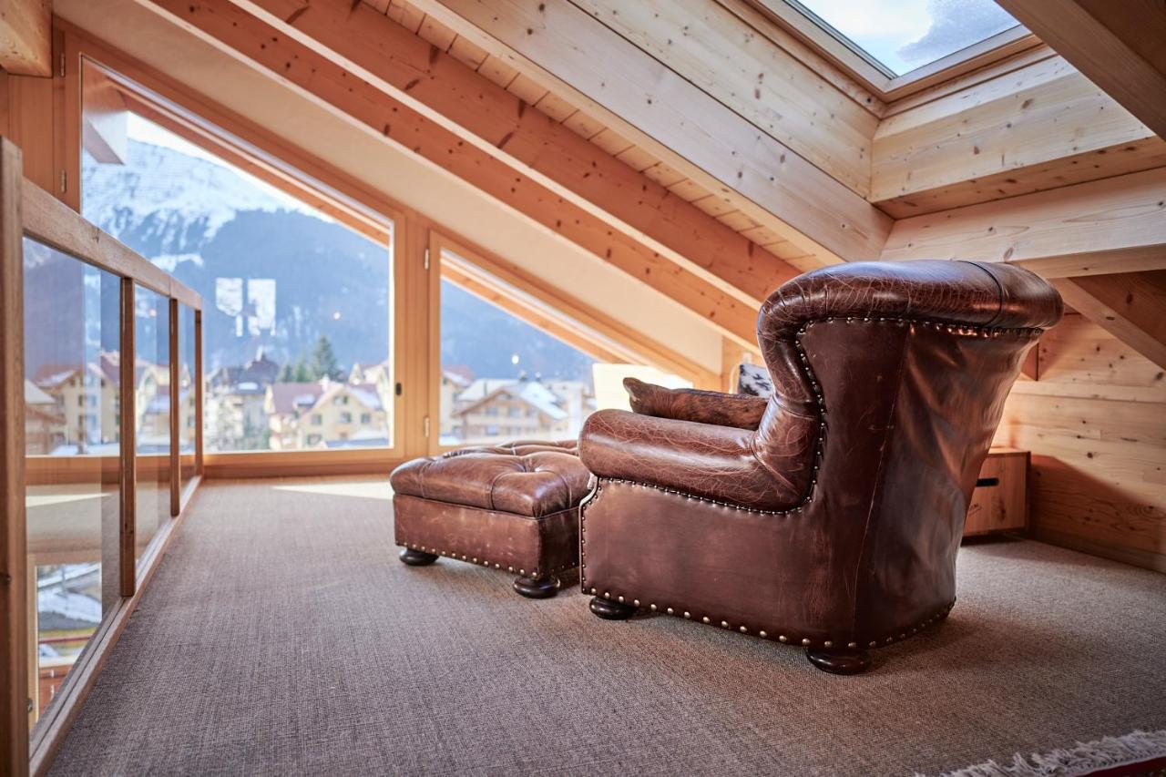 Chalet Bärgsunna Penthouse Wengen Exteriör bild